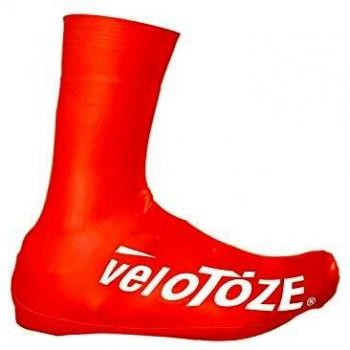 Velotoze High-Top 2.0 Road Cycling Shoe Covers, Size S, Color: Red