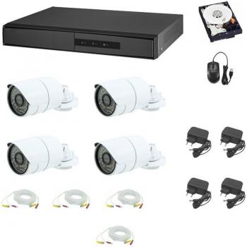 Videovigilancia Housecurity 5 MPX con DVR Híbrido y 2 TB de Capacidad