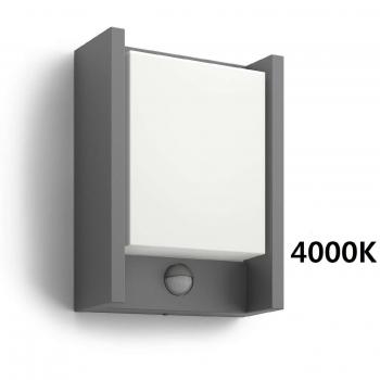 Applique extérieure LED Arbour 6W 4000K avec capteur de mouvement