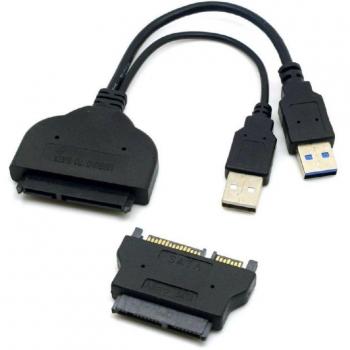 Cable USB 3.0 a SATA 22‑Pin + Micro 16‑Pin (Controlador)