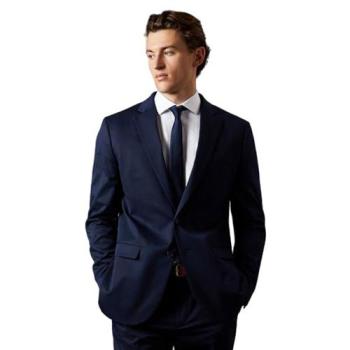 Burton Men’s Navy Suit Jacket – Regular Fit 46R