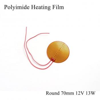 Dispositivo de calor PI 70mm 12V 13W con lámina adhesiva y cojín