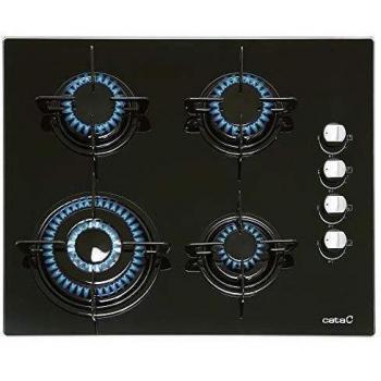 CATA CIB 6031 BK Negro Integrado Encimera de gas 4 zona(s)