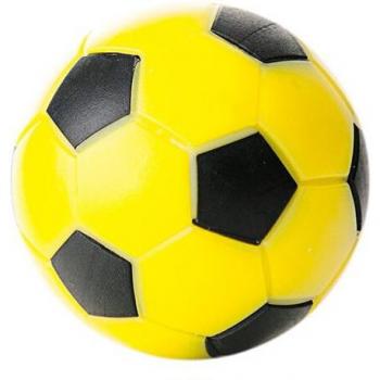 Bola de futbolín 35mm amarilla y negra 24gr 1 unidad