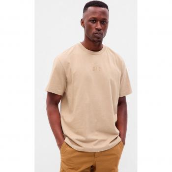T-shirt Uomo Gap, Stampa Logo, Colore Beige, Taglia M