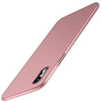 TORRAS Slim Hülle für iPhone X/iPhone XS mit Panzerglas (Rose Gold)