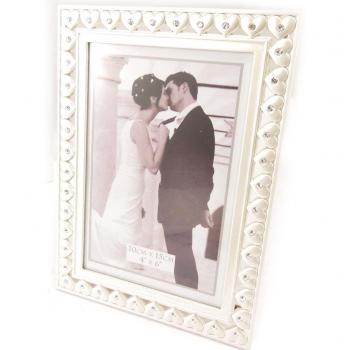 Romance Silver 10x15 Chrome Crystal Photo Frame (L0823) – Lily's Collection