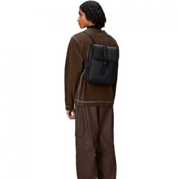 Mochila Rains Puff Micro Acolchada Negra