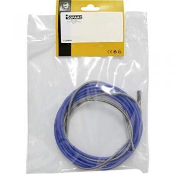Gaine métal 4m BLEU