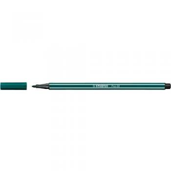STABILO Lot de 3 Feutres de Dessin PEN 68 Pte ogive Moyenne 1 mm Vert bleu