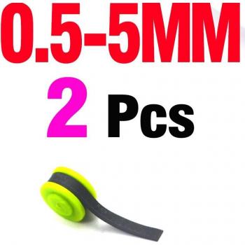 MNFT 2Pcs 0.5MM Lead Fishing Scale Weights