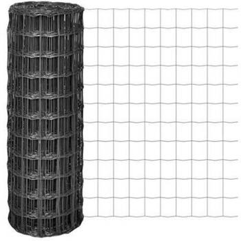 VidaXL Euro hek 10x1 m met staalgaas 100x100 mm