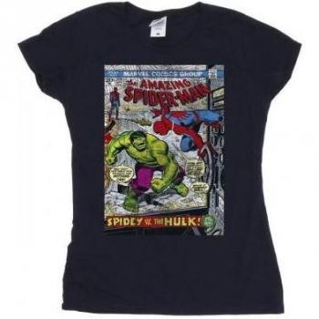 Marvel Dames T-shirt Spider-Man VS Hulk Katoen