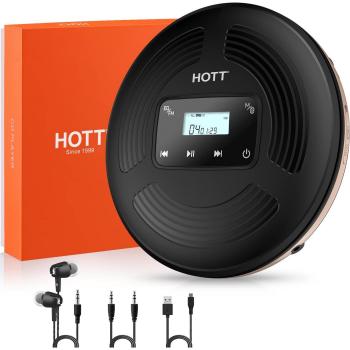 Bluetooth CD Player 1800mAh