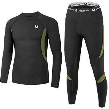 Camiseta Térmica y Pantalones Largos UNIQUEBELLA para Deportes de Invierno