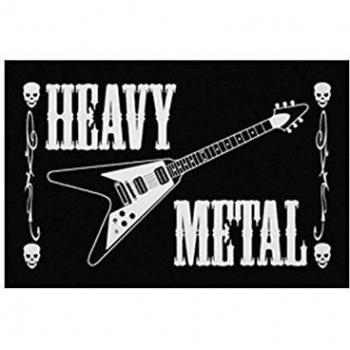 Heavy Metal Schwarz-Weiß Matte