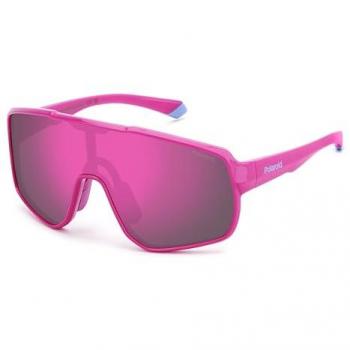 Polaroid Junior PLD 8070/S – Lunettes en polycarbonate, filtres polarisés, teintes rose-gris