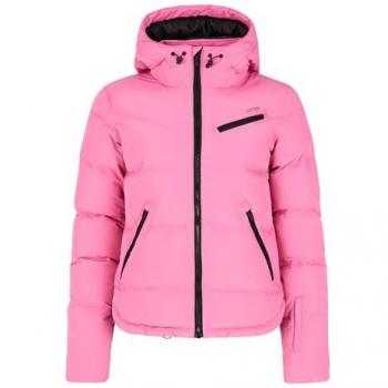 Giacca Protest PRTLucid rosa scuro e nero per donna