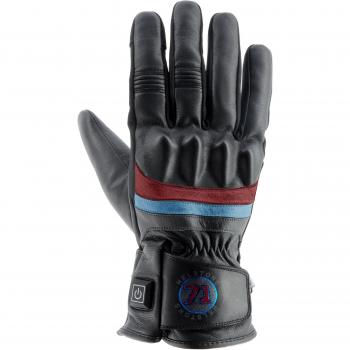 Helstons Bora Beheizbare Handschuhe für Motorradfahrer Schwarz Rot Blau XL