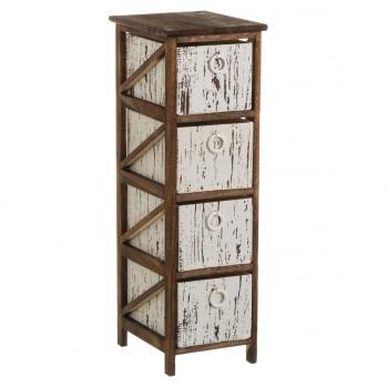 Mueble para baño con 4 cestas, 26x32x81 cm – Tree Trend Unimas