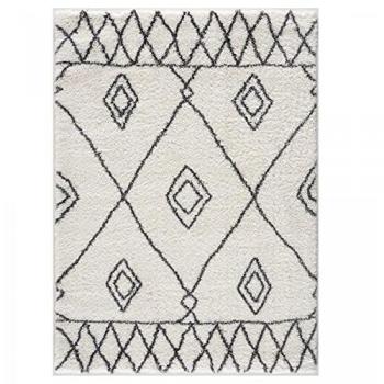Tapis Berbère Tissé « Un Amour de Tapis » – 80×150 cm – SG Extra Extra Doux 2 Crème – Polyester