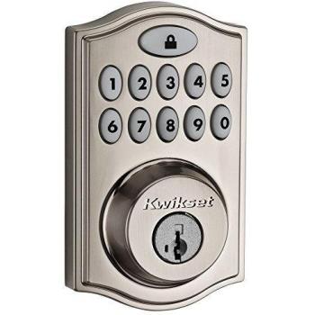 SmartLock 99140‑023 by Kwikset – 15 RCALFD, ZW500, Satin Nickel
