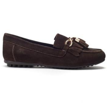 Essana Suede Loafers in Brown – Women’s Size 7 (UK)