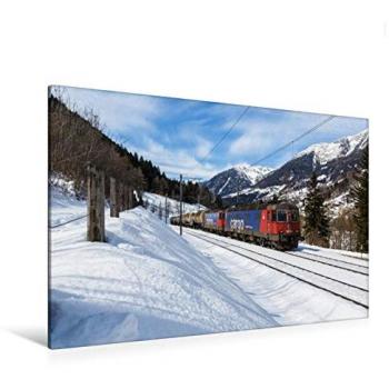 CALVENDO Premium Textile Canvas 120 × 80 cm – Gotthard, Quinto, Re 421