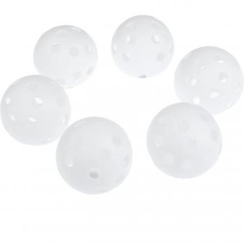 SURIEEN 10Pcs Hollow Golf Balls with Hole for Training