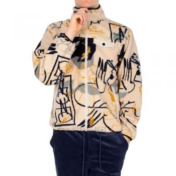 Iriedaily Chaqueta Polar Insaneia con Detalles Amarillos