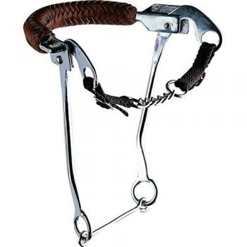 Sprenger Edelstahl-Hackamore mit Kinnkette