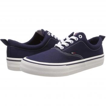 Sneakers Classic Blu Tela Cotone Tommy Jeans Uomo
