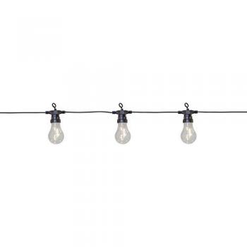 Éclairage Circassien Filament Transparent LED Blanc Chaud 4,05 m extérieur