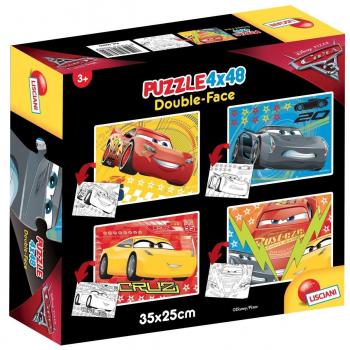 Lisciani Puzzle Auto Veloci 4x48