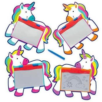 Rainbow Unicorn Magic Slates (Pack of 8) Creative Play Toys
