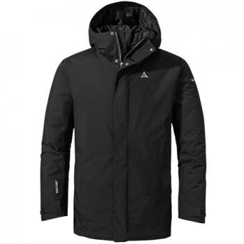 Schöffel Herren Hiking Parka Style Froda, Schwarz, Größe 58