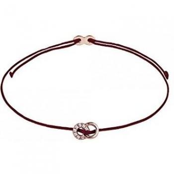 Damenarmband Xenox XS1686R – Dual-Kreis‑Silber‑Rosé