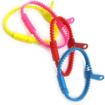 Zip Fleur Rose – Bracelet Résine Lily 6 mm