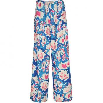 COMMA IDENTITY Stoffhose blau aus Leinenmix mit Tunnelzug