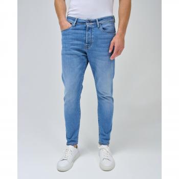Cropped Jeans Vaquero Estilo Tapered