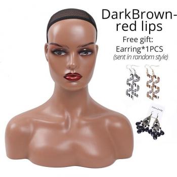 Realistic Mannequin Head for Jewelry and Glasses Display