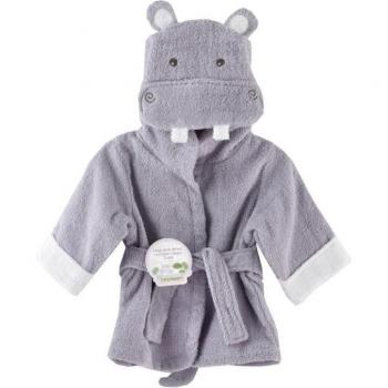 L Shark Kids Cotton Bathrobe