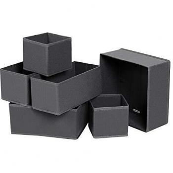 Cassetto Organizer Tessuto Lino – Set 18 pezzi