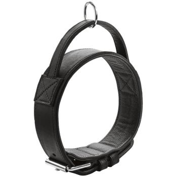 Hunter Trainingshalsband Larvik L mit Griff, schwarz