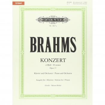 Konzert Nr. 1 d-Moll op. 15 für Klavier und Orchester, Ausgabe für 2 Klaviere: Für 2 Klaviere zu vier Händen