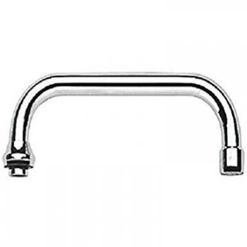 Bec tubulaire orientable en U Grohe 300 mm pour robinetterie murale