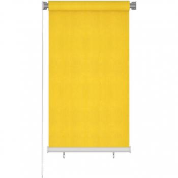 Tenda a Rullo Esterni Gialla 80x140 cm