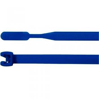 HELLERMANNTYTON Serres-câbles 109-00202 Polyamide Bleu 100 pièces