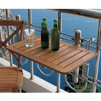 Teak Balkon Tisch zum Hängen