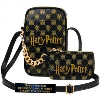 Black Harry Potter Women's Cross-Body Purse